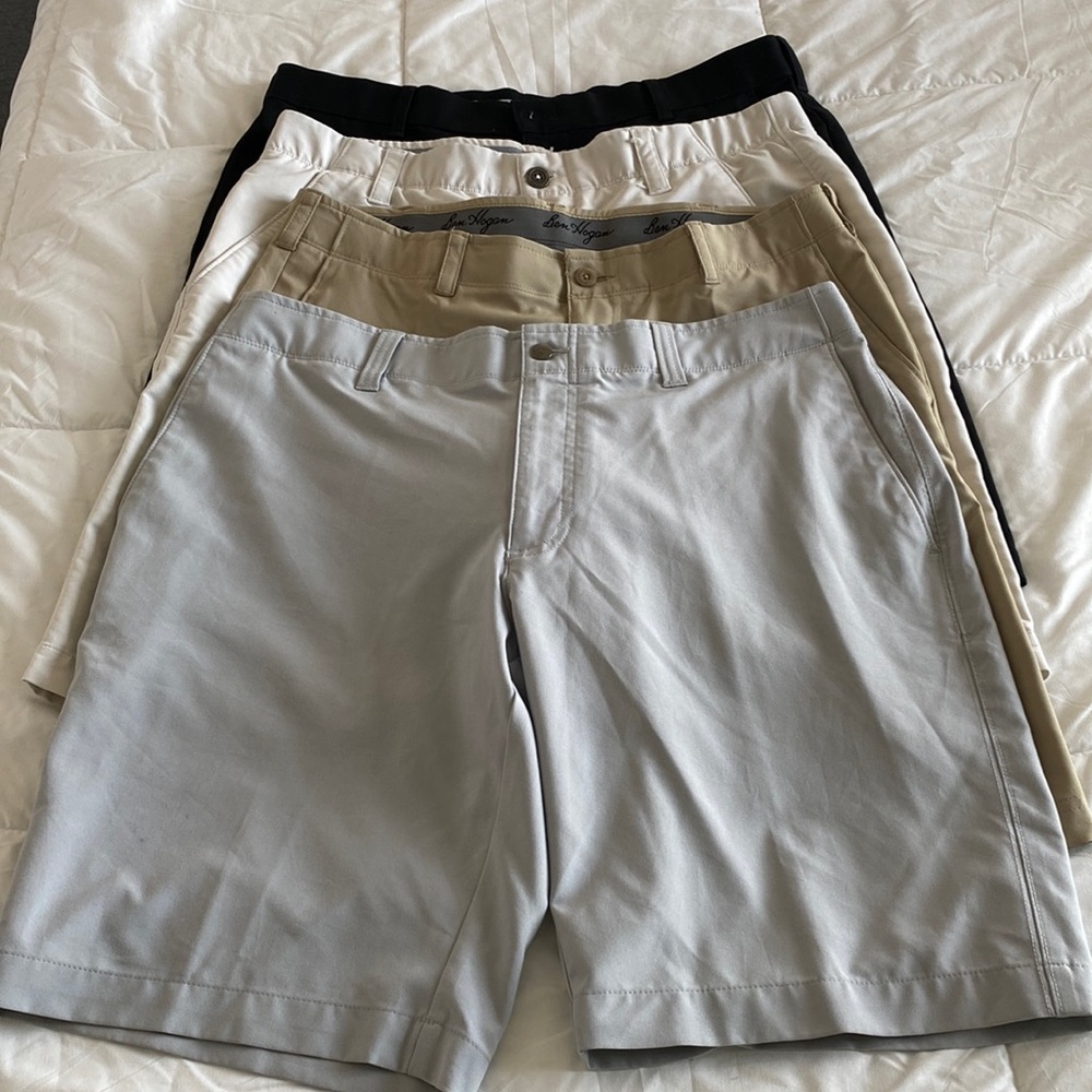 Shorts Bundle Different Brands Size 34 Black,Beige,Gray, Cream